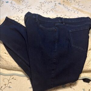 Liz Claiborne Women's Skinny Jeans - Dark Blue